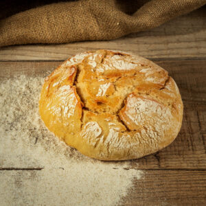 pane pugliese sobon alla semola di grano duro italiano rimacinata e 100% lievito madre.